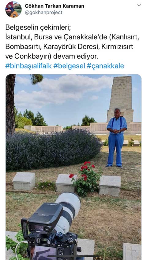 Ben Ali Faik Bey, Belgesel Çekimleri Arkaplan